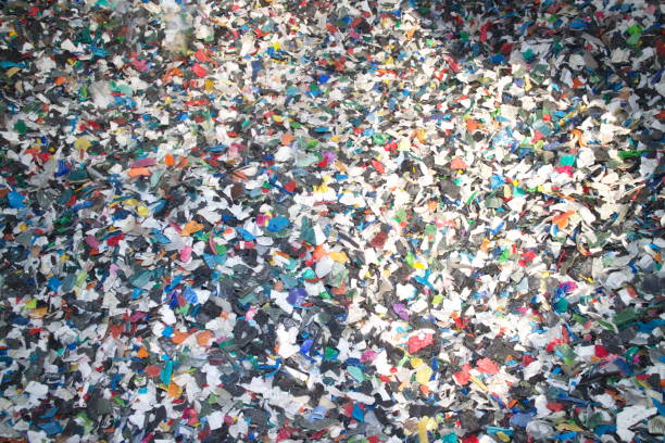 istock waste shredded pieces of low pressure plastic 1158244905