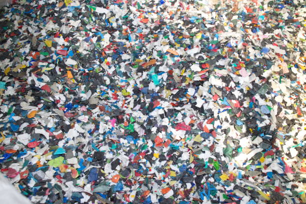 istock waste shredded pieces of low pressure plastic 1158244916