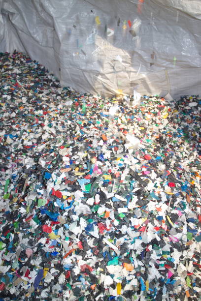 istock waste shredded pieces of low pressure plastic 1158244940
