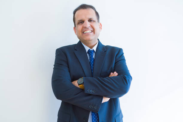 istock Middle age business man smiling to the camera 1158245025