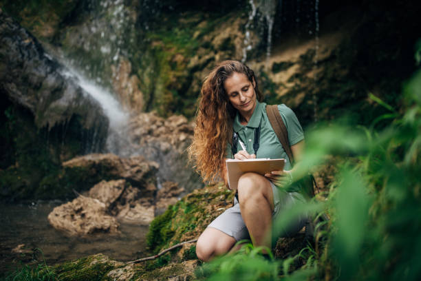 Female Biologist Doing Research