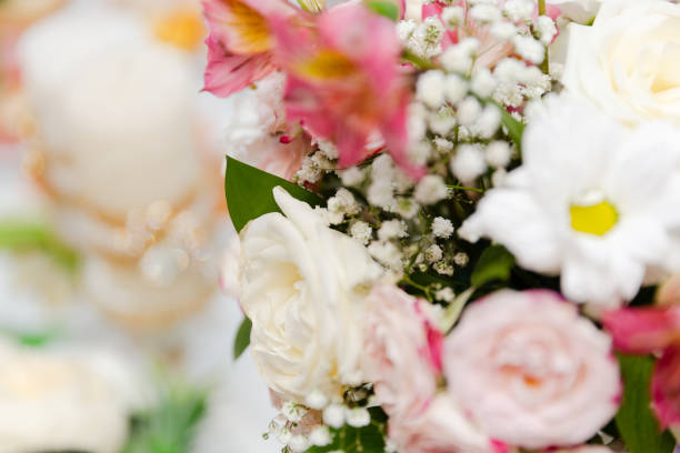 istock White wedding banquet decoration 1158255439