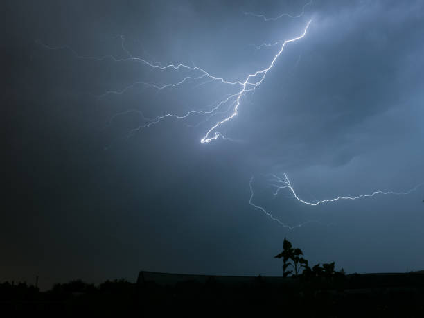 istock Lightning travels through the sky 1158267231