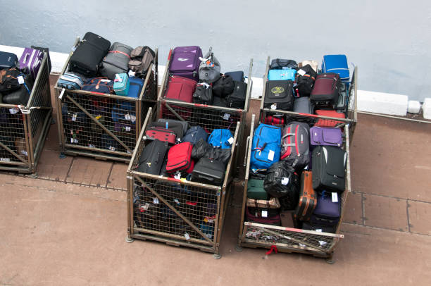 istock Crates of luggage 1158269529