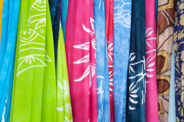 Colourful fabrics