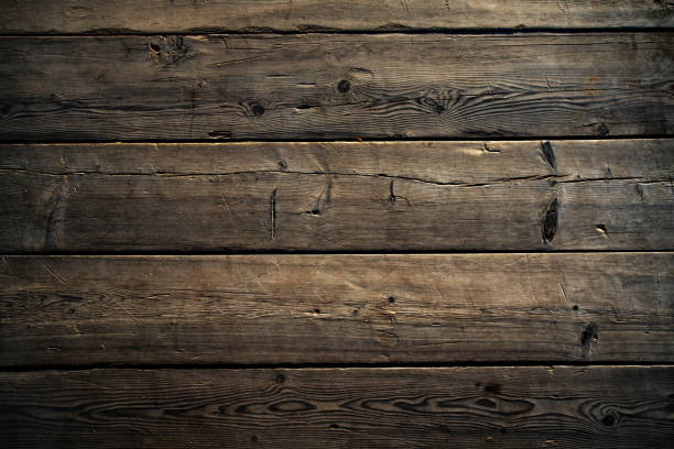 istock Old wooden boards background 1158273447