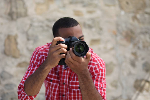 istock Photographer taking a photo 1158278180