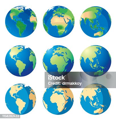 istock Earth and World map 1158282433