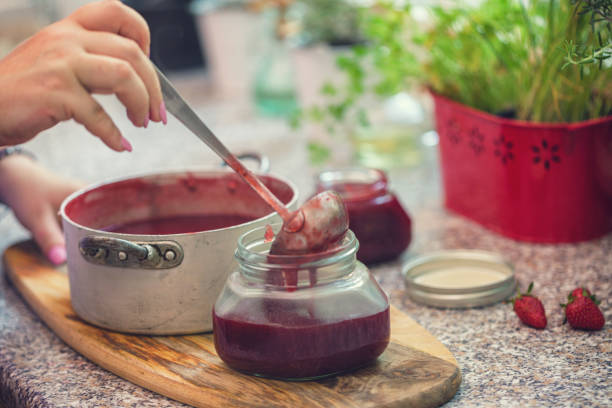 istock Preparing Homemade Strawberry Jam 1158284789