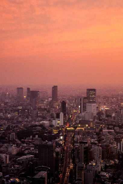istock Tokyo cityscape, downtown and skyscrapers 1158287681