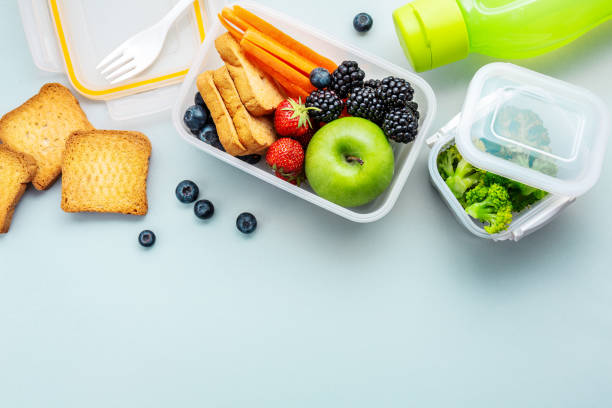 istock Healthy lunch to go packed in lunch box 1158287777