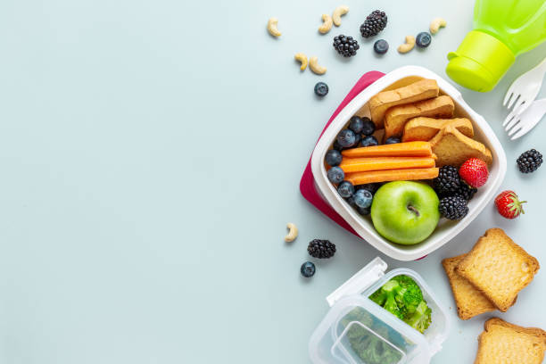 istock Healthy lunch to go packed in lunch box 1158287875