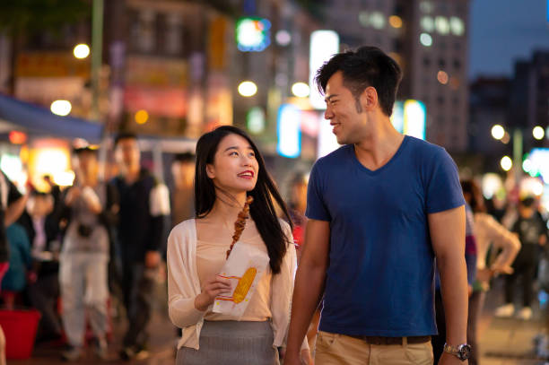 istock Night market in Taiwan 1158288925