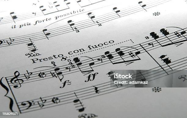 Sheet Music Stock Photo - Download Image Now - Frederic Chopin, Checking the Time, Classical Music