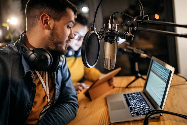 istock This is my first time on radio 1158303555