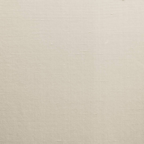 istock Cotton silk natural blended fabric wallpaper texture pattern background in light pastel pale white beige cream brown 1158304542