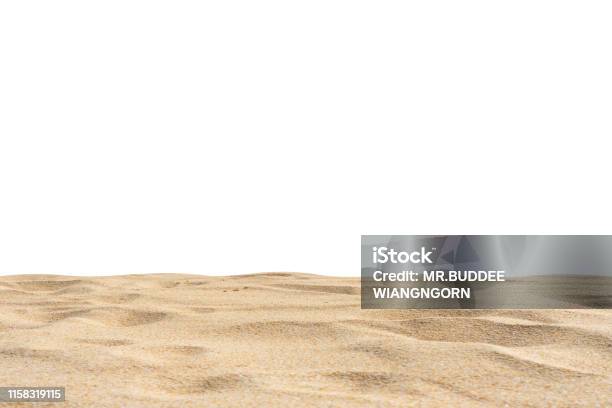 海灘沙紋理 Dicut 裁剪路徑白色背景 照片檔及更多 沙 照片 - 沙, 海灘, 背景 - 主題