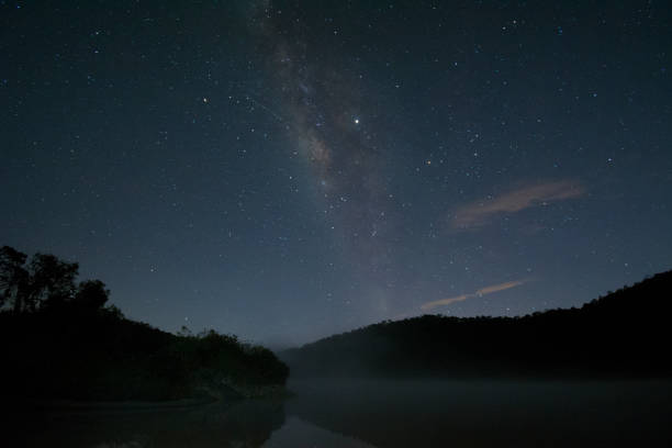 istock Satellite on the Milky way core. 1158326762