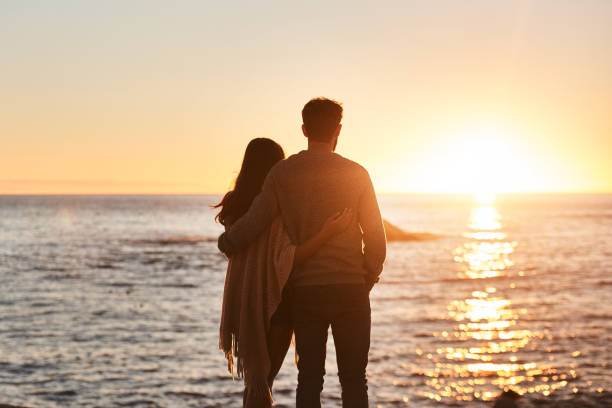 istock Nothing inspire romance like a sunset 1158338171