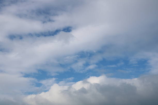 istock Blue sky in the summer with clouds 1158343343