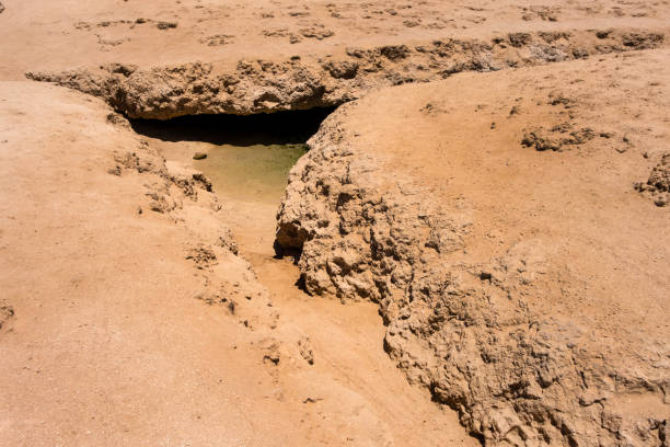 istock Desert mountains great crack formations earth. 1158347382
