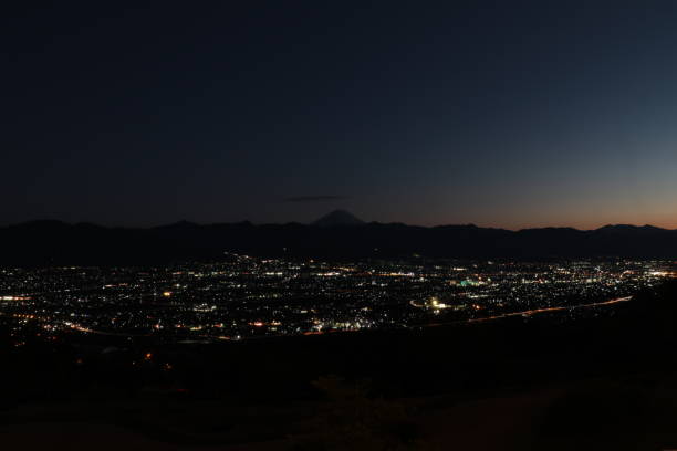 istock Japan New Three Big Night View 1158347453