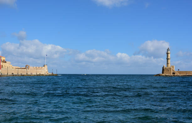istock The Old Venetian Harbour of Chania 1158353608