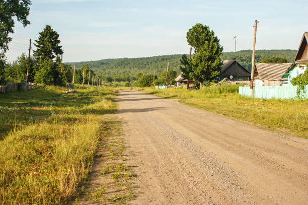 istock dirt road in the village 1158357856