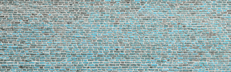 Close-up on an old clean brick wall.