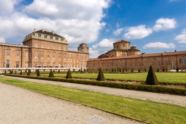 reggia di venaria reale - royal palace in turin italy - venaria foto e immagini stock