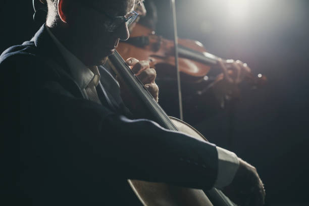 istock Symphonic orchestra performing on stage 1158384858