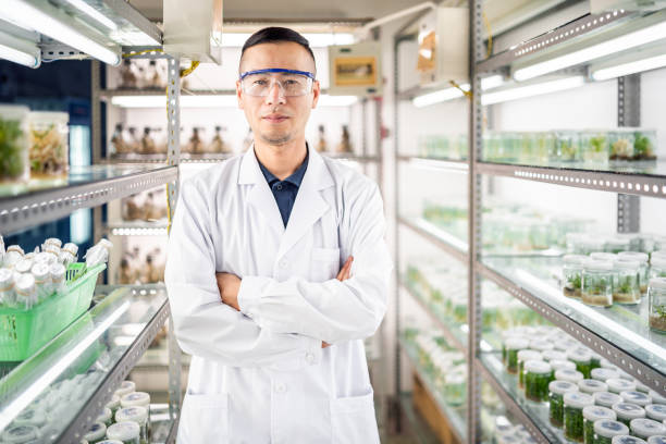 istock Male scientist in an agricultural laboratory 1158389485