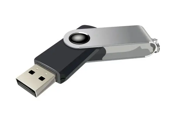 Vector illustration of usb stick