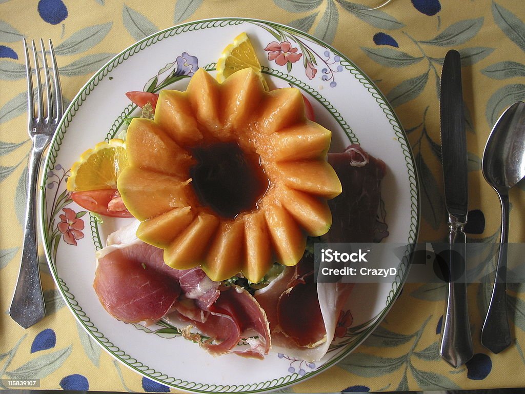 Francuski obiad plate 3 - Zbiór zdjęć royalty-free (Melon)