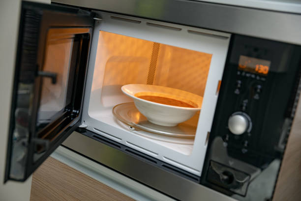 Digital display of a microwave oven