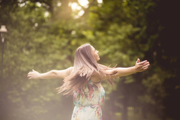 istock Feel the freedom on your skin. 1158399717