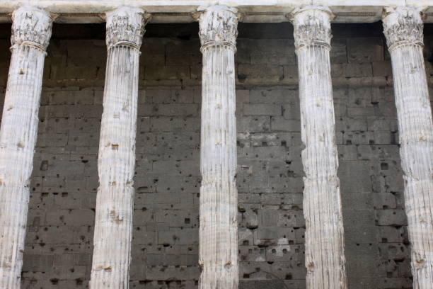 istock Old marble columns near the Pantheon, Rome, Italy. 1158407764