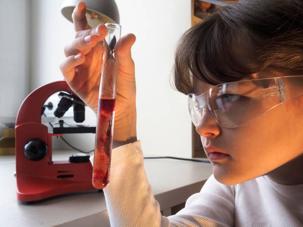 istock The child is engaged in chemistry 1158409809