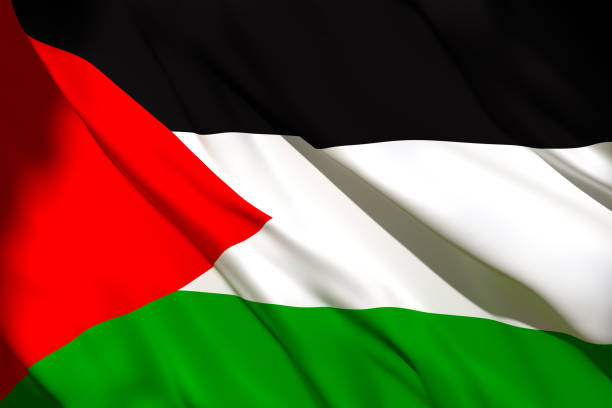 istock 3d rendering of Palestine flag 1158410114
