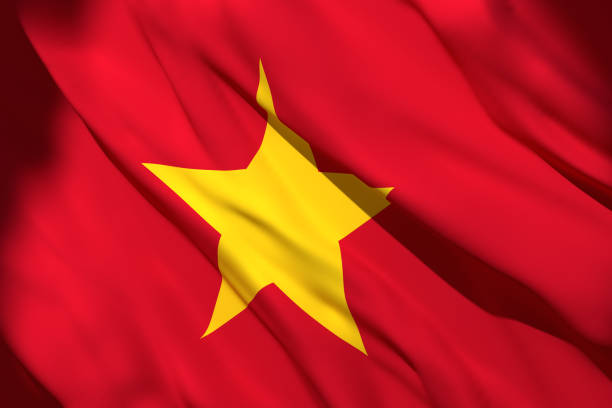 istock 3d rendering of Vietnam flag 1158410166