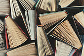 istock Composition with books on the table 1158413597