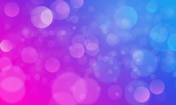 abstrakte bokeh lichter effekt mit lila blauen hintergrund, bokeh textur, bokeh hintergrund, vektor-illustration für grafik-design - glitter purple backgrounds shiny stock-grafiken, -clipart, -cartoons und -symbole