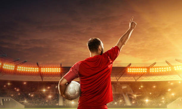 istock Soccer player celebrates victory 1158422390