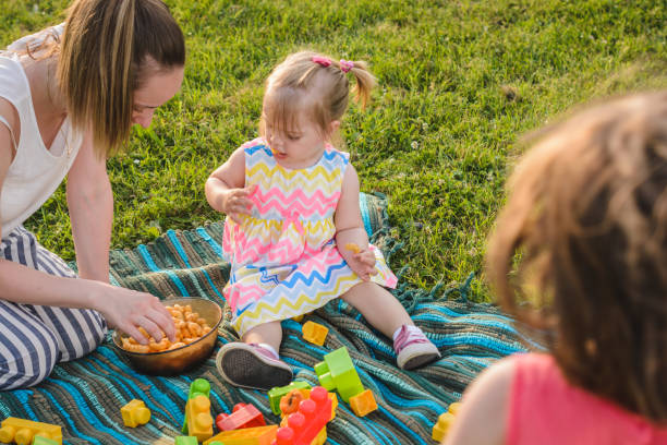 istock The family spends time in the yard. 1158426097