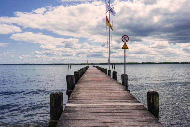 istock Summer on the Baltic Sea. Thpier on the beach 1158426236