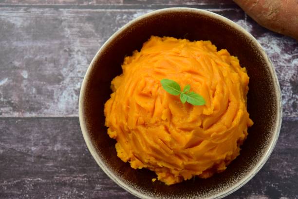 Pommes de terre douces en purée - Photo