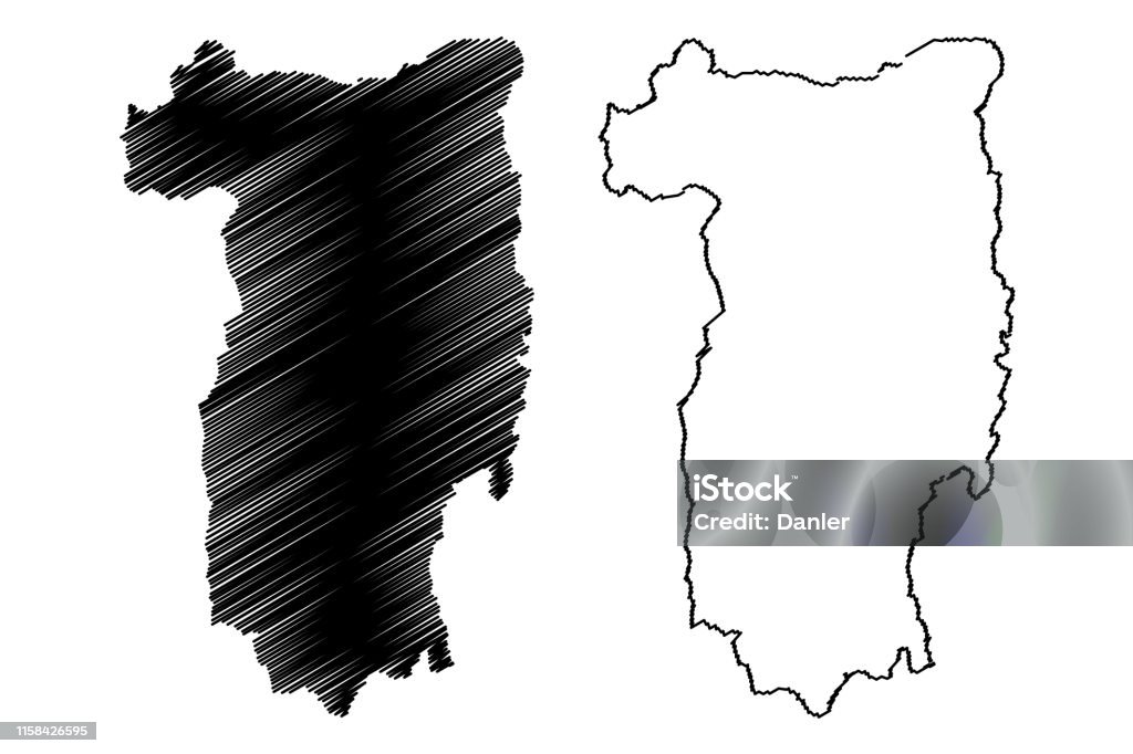 Valcea Map Valcea County Map Vector Illustration Scribble Sketch Valcea Map Stock ...