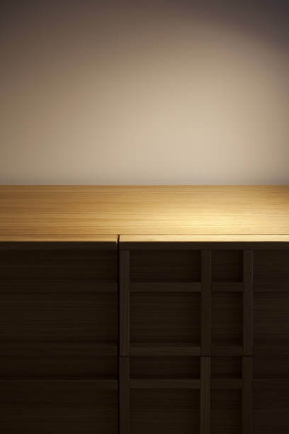 istock illuminated wooden desk 1158430940