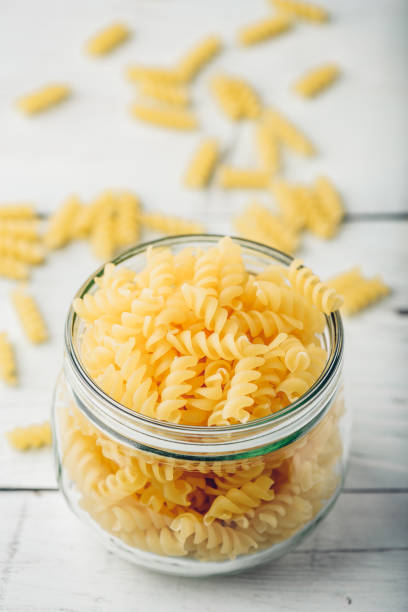 istock Jar of fusilli pasta 1158434002