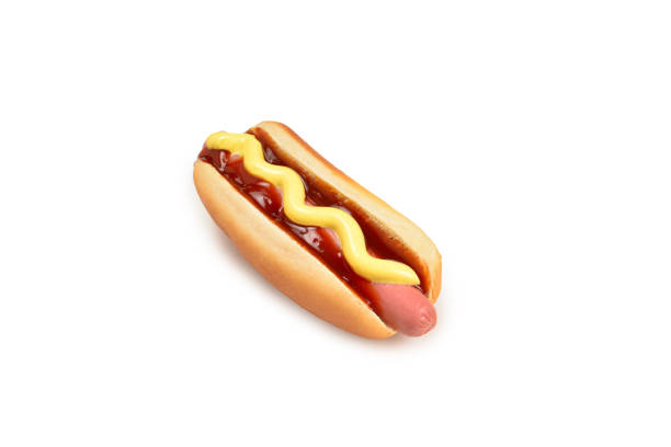 istock Hot dog isolated on white background. Copy space. 1158435643
